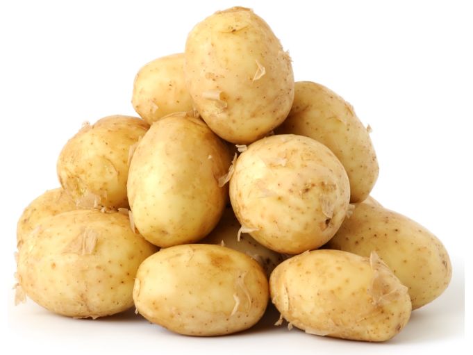 Frühkartoffeln gewaschen