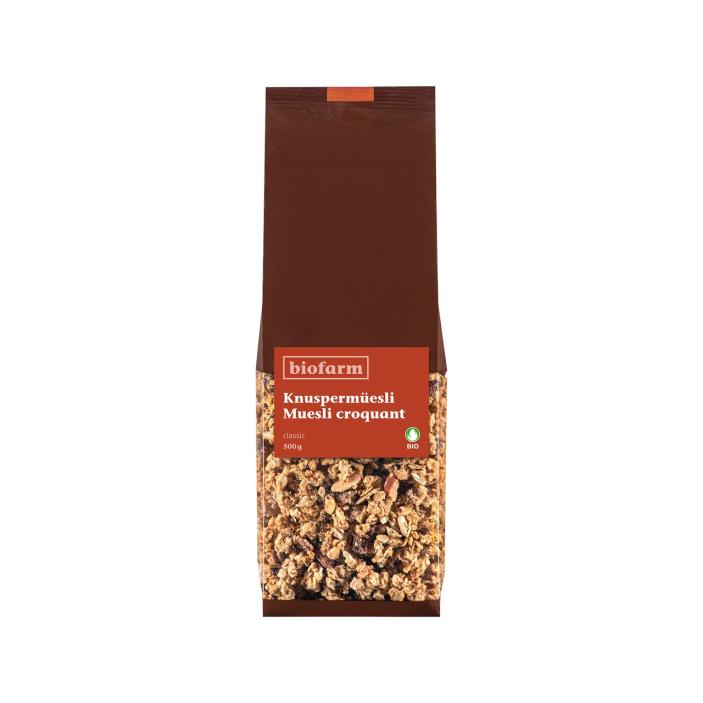 Knuspermüesli Classic Biofarm 500 g